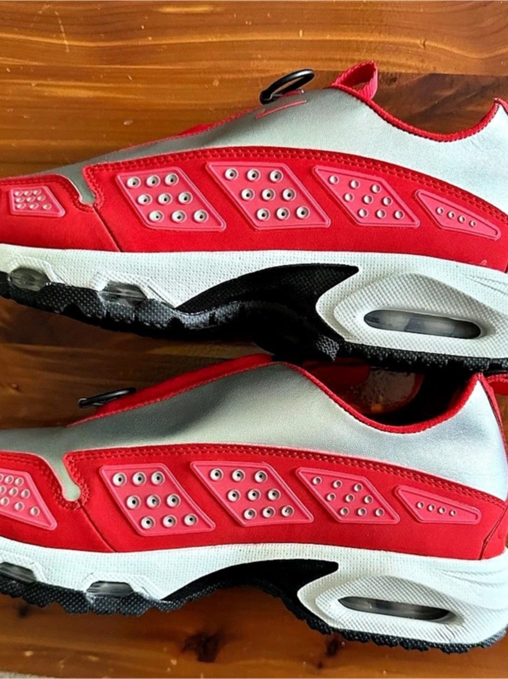 Nike Air Max SNDR Fusion Red Silver Sneakers Red & Silver